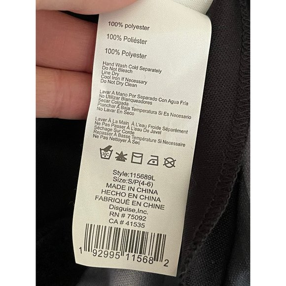 GI Joe Black Snake Eyes Jumpsuit and Mask Halloween Costume - Picture 11 of 11